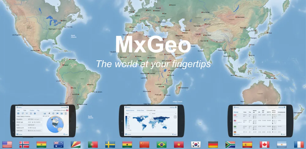 World Atlas MxGeo Pro MOD APK Cover