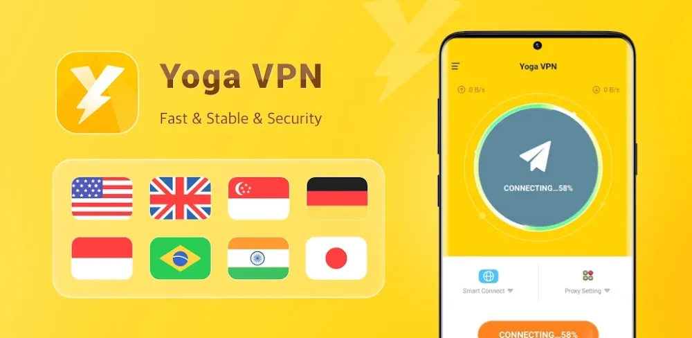 Yoga VPN -Secure Proxy VPN MOD APK Cover