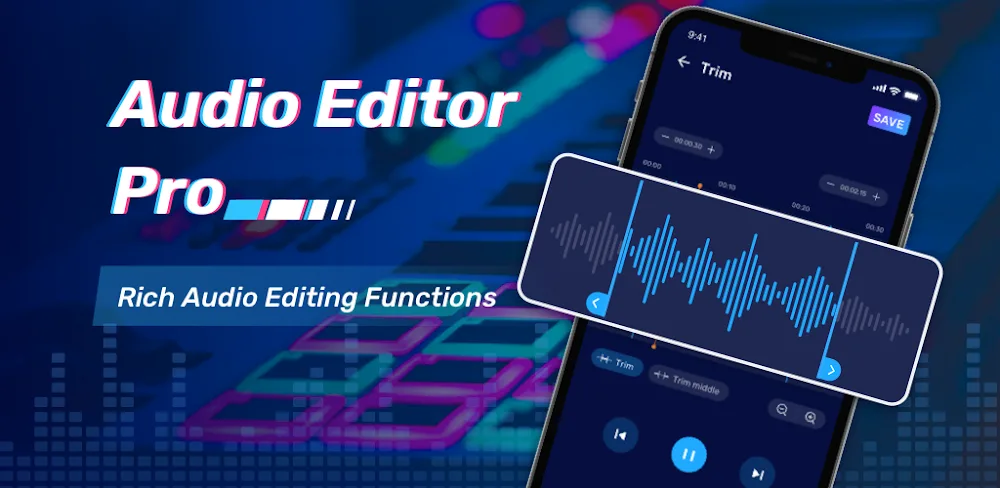 Audio Editor Pro MOD APK Cover