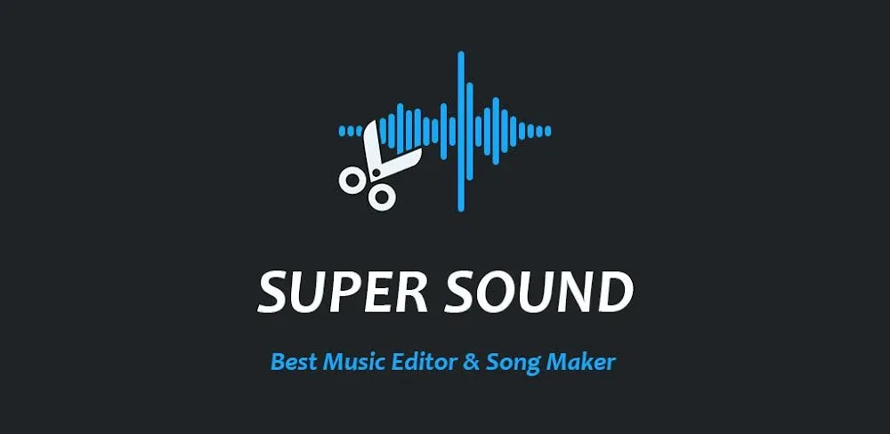 Music Audio Editor, MP3 Cutter (Super Sound) MOD APK Cover