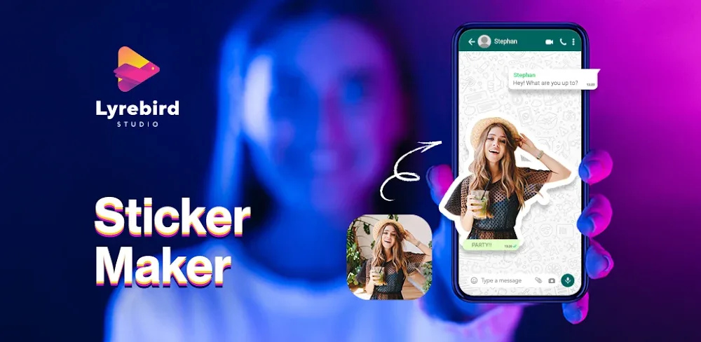 Sticker Maker for Whatsapp Gif MOD APK Cover