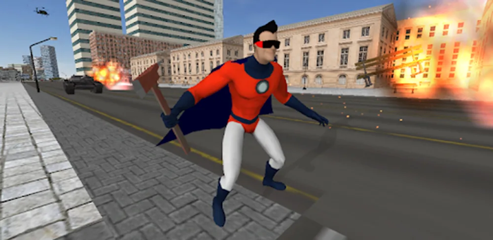 Superhero: Battle for Justice MOD APK Cover